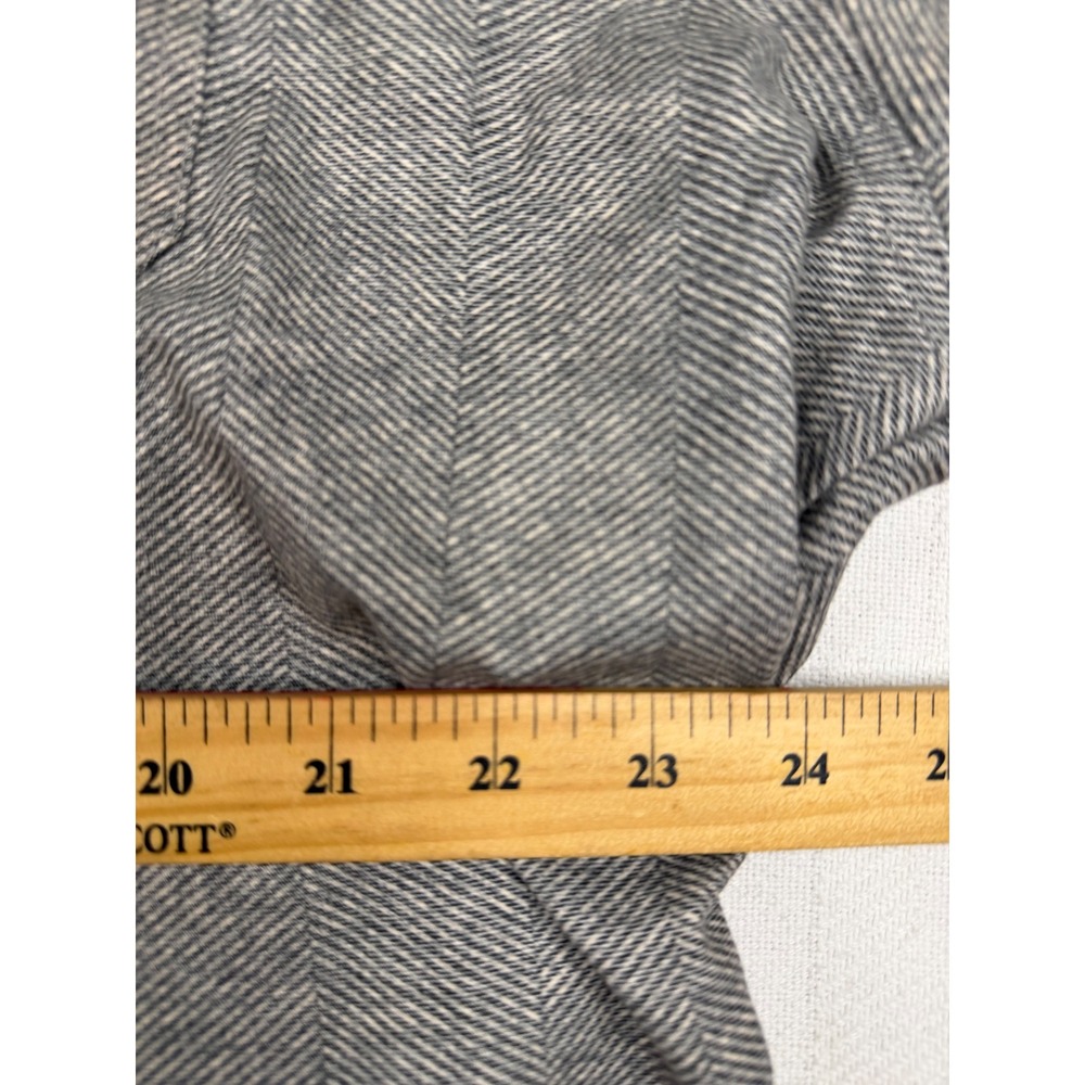 Alesbury Mens 3XL Gray Herringbone Button Down Shirt Long Sleeve Stitch Fix NEW - Picture 10 of 10